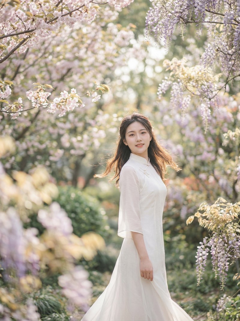 陈美娇花园写真视频